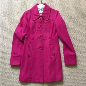 Hot pink Tulle long coat